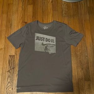 grey nike “just do it tshirt”